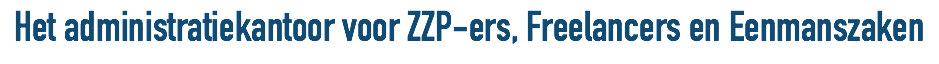 Het administratiekantoor voor ZZP-ers, Freelancers en Eenmanszaken